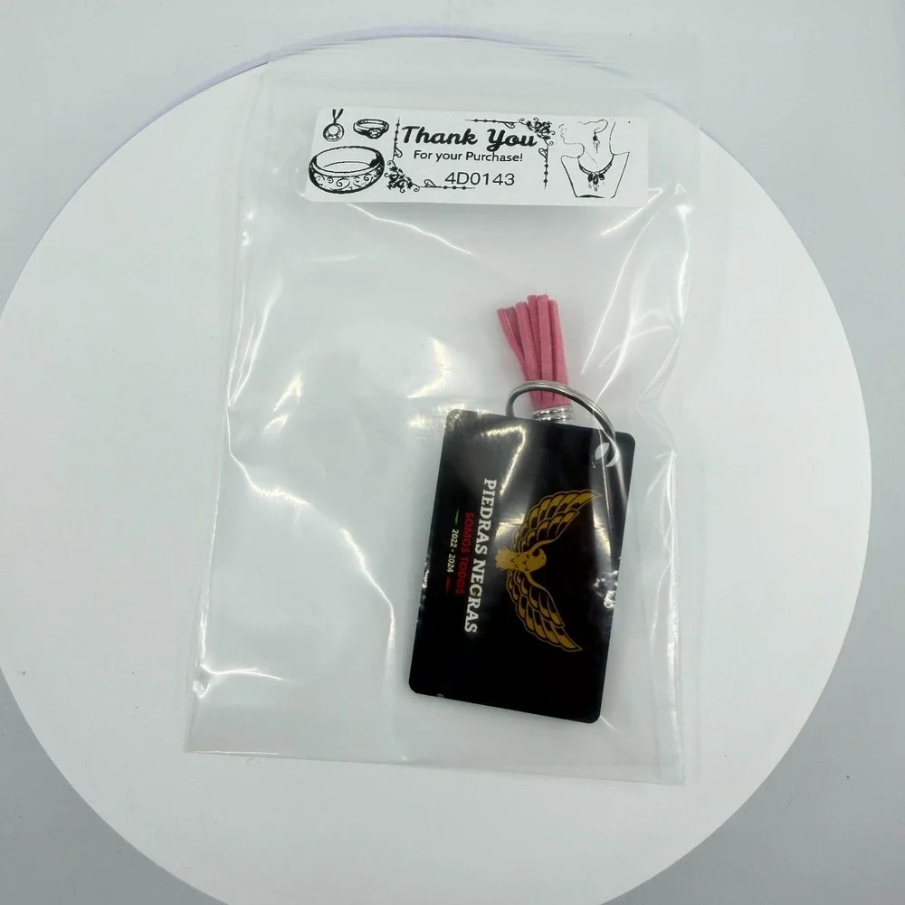 Piedras Negras Somos Todos 2022-2024 Eagle Keychain Pink Tassel Coahuila Mexico